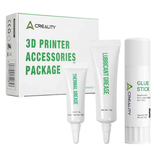 Paquete de mantenimiento básico para impresora 3D Creality con barra de pegamento