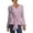 Pink - ltpaspink, variant on INC Womens Drape-Front Bishop Sleeve Blouse Pink L