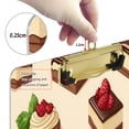 thumbnail image 6 of FORMRS Acrylic Clipboard with Low Profile Clip Standard A4 Letter Size, 12.5" x 9", Strawberry Cake, 6 of 8