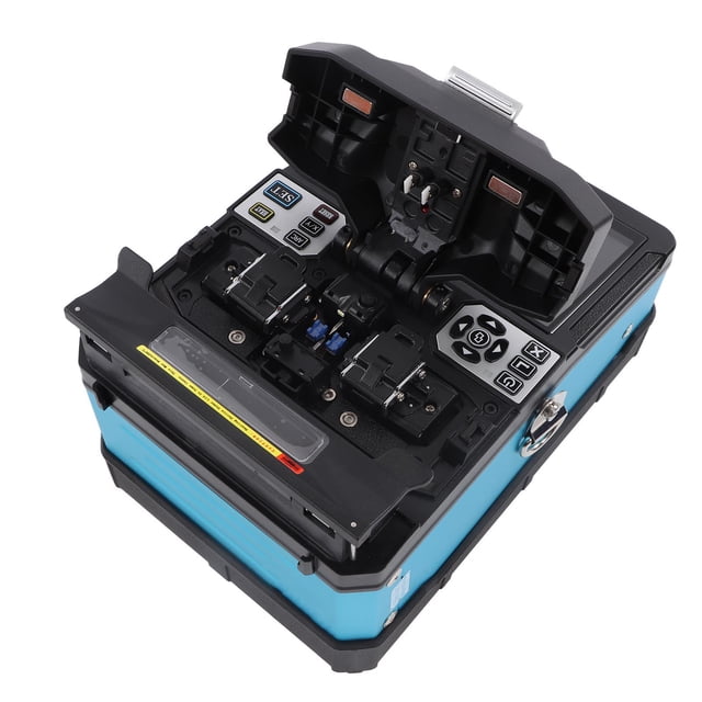 Empalmador por Fusión de Fibra óptica FS-60F Función Múltiple Diseño Ajustable Pantalla LCD Aplicable en Telecomunicaciones Ferrocarril Petroquímica Seguridad ANGGREK Otros