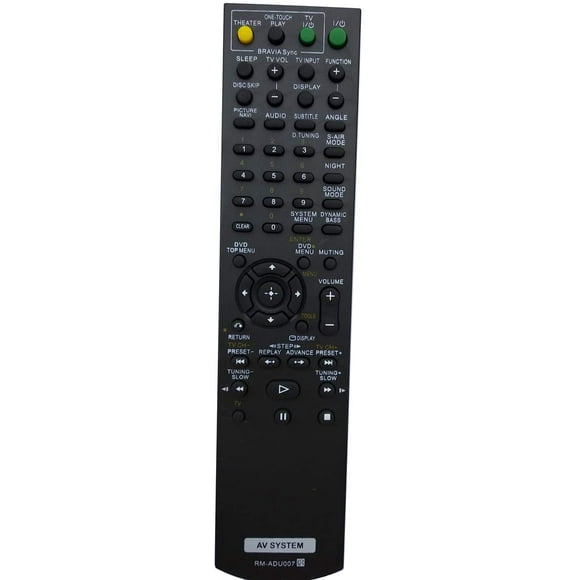 Universal Remote Control for Sony Audio/Video Receiver DAVHDX475 DAV-HDX475 RM-ADU007 RMADU007