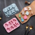 thumbnail image 3 of HomeLife 2Pcs Christmas Silicone Mold 8 Cavities Santa Snowman Elk Non-stick Food Grade Easy Release DIY Fondant Chocolate Candy Jelly Ice Cake Baking Mold, 3 of 13