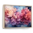 thumbnail image 2 of Designart "Tempestuous Clouds Ink Panorama" Clouds Floater Framed Wall Art Living Room, 2 of 5