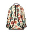 thumbnail image 3 of Pioneer Flower Floral Print Pattern Backpack for School, Cute School Bag with Adjustable Shoulder Straps and Padded Back, 15.3"x11"x7.1", 3 of 5