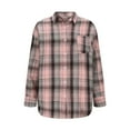 thumbnail image 6 of Long Sleeve Shirts for Women, Womens Long Sleeve Flannel Shirt Casual Button Down Plaid Shirts, 6 of 6