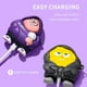thumbnail image 4 of Lindo personaje de dibujos animados Airpods Pro 2, funda de silicona suave anticaída Airpods Pro de 2ª generación, lindo, divertido estuche Kawaii de dibujos animados 3D para AirPods Pro 2 con llavero, 4 of 5