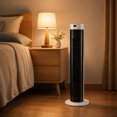 thumbnail image 6 of Slim Bladeless Tower Fan with Remote Control,Quiet Standing Cooling Fan for Bedroom Living Room Office,Space Saving Air Circulation Fan, 6 of 9