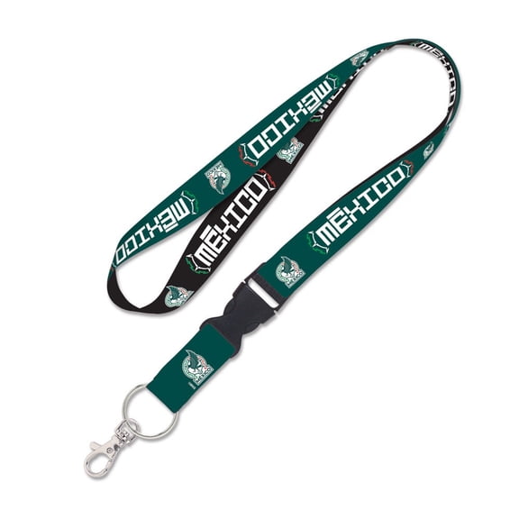 Mexico National Soccer Team 1" Reversible Lanyard with Buckle