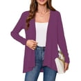 thumbnail image 1 of Witsmile Women's Lightweight Open Front Cardigans Long Sleeve Soft Casual Drape Fall Cardigan, 1 of 6