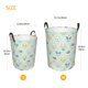 thumbnail image 3 of Balery Different Breeds of Dogs Cesta de ropa redonda con asas, impermeable, independiente, para ropa, juguetes, dormitorio y familia-Small, 3 of 6