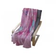 thumbnail image 4 of Pink Soft Flannel Fleece Throw Blanket, Abstract Fantasy Magic Blurry Motion Effect Design Smooth Illustration Art Print, Cozy Plush for Indoor and Outdoor Use, 70" x 90", Pink, by Ambesonne, 4 of 6
