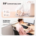 thumbnail image 3 of Mouse vertical ergonómico inalámbrico Uineer Bluetooth rosa, 3 of 7