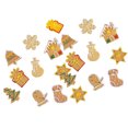 thumbnail image 4 of 24Pcs/Pack DIY Phone Case Accessory Christmas Biscuit Shaped Decor Mixed Style, 4 of 8
