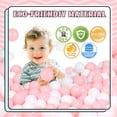 thumbnail image 3 of Pelotas para piscinas TRENDBOX, 50 unidades, de plástico, sin BPA, para niños pequeños, 3 of 7