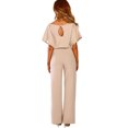 thumbnail image 3 of Combinaison Grand pour Femmes Abricot/noir/rouge/bleu Oh So Glam avec Ceinture, 3 of 4
