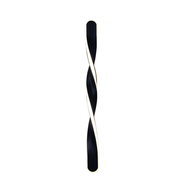 leyfeng Lámpara de pared moderna con forma de espiral, decoración de interiores, lámpara de espejo LED de metal, 1350LM, adecuada para vivir