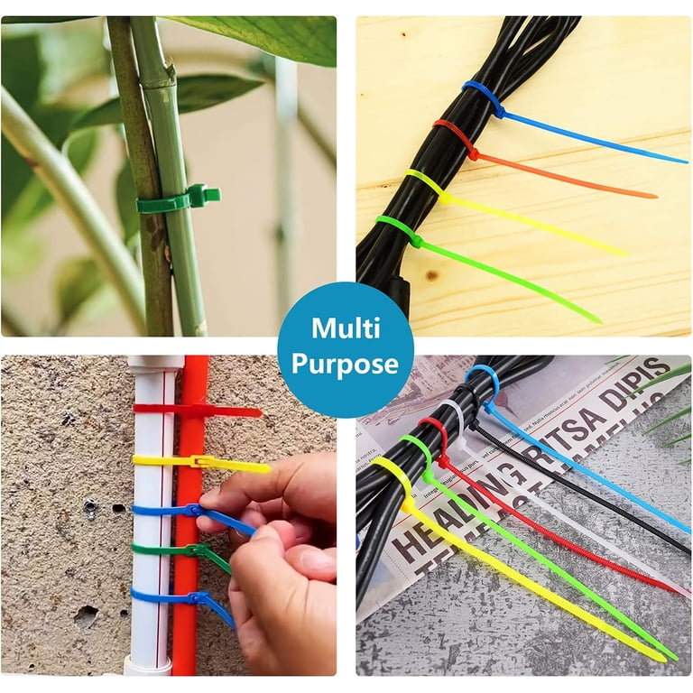 Fascette Fermacavo Verdi – 25 Pezzi Da 300 X 4,8 Mm, Nylon 66, Heavy Duty, Uso Domestico E Professionale