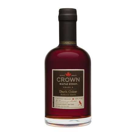 Crown Maple Syrup - Dark Color Robust Taste - pack of 6 - 12.7 Fl