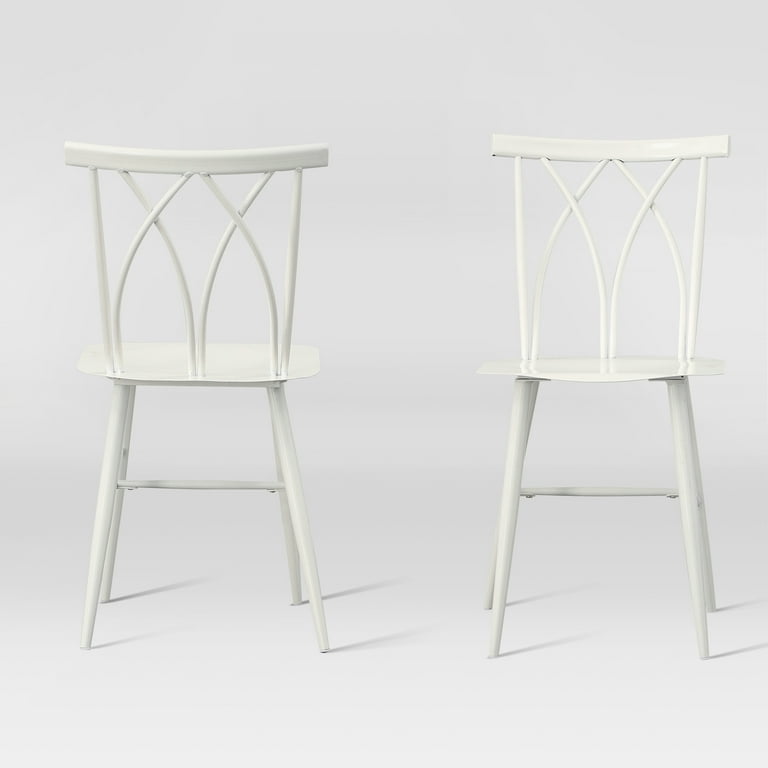 Becket metal x back dining chair hot sale