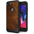 thumbnail image 1 of Ringke Flex S Case Compatible with iPhone 7s, Coated Textured Leather Flexible TPU Cover - Brown, 1 of 9