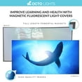 thumbnail image 2 of OCTO LIGHTS Magnetic Fluorescent Light Covers for Ceiling Lights Classroom Light Filters - Improve Focus, Eliminate Headaches & Eye Strain - Ocean 007, 2 of 7