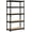 Black, variant on Topeakmart 5-Tier Utility Shelves, Metal Storage Shelves Unit Adjustable Garage Storage Racks Heavy Duty Shed Shelving- Silver, 35.5 x 16 x 71 Inch