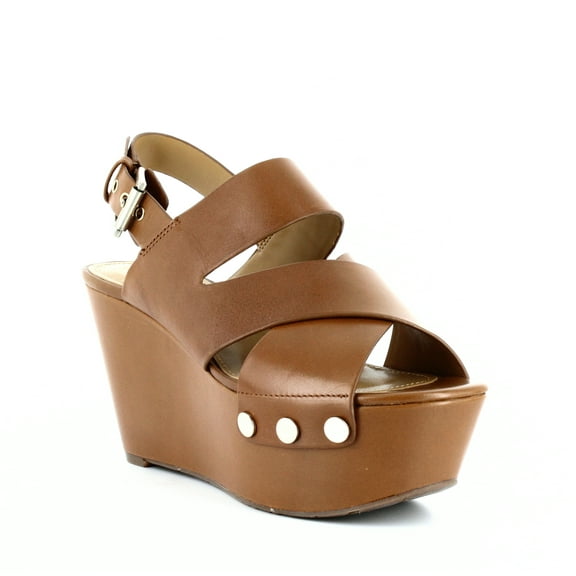 Marc Fisher LTD | Bianka Wedge Sandals | Brown | Size 6.5
