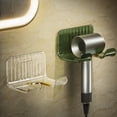 thumbnail image 5 of Soporte para secador de pelo, estante de baño antiperforaciones, soporte para secador de pelo montado en la pared (verde), 5 of 5