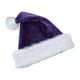 thumbnail image 2 of Sombrero de Papá Noel para Navidad, tocado de invierno, fiesta para celebrar la Navidad, recuerdos de fiesta Púrpura, 2 of 8