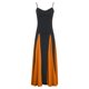 thumbnail image 3 of WILLBEST Vestidos Largos Casuales para Mujer, Vestido Maxi sin Mangas con Bloques de Color, Vestido de Patchwork de Corte Bajo, Vestido de Cintura Alta, Vestido Fluido de Línea A Extra Grande, 3 of 3