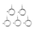 thumbnail image 1 of Milaget 5pcs Bagues à Ressort Fermoirs Bijoux Faisant des Connecteurs Fermoirs 5mm 5pcs, 1 of 9
