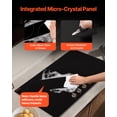 thumbnail image 6 of VEVOR Induction Cooktop, 9200W Electric Countertop Burner, 5 Burner Knob Control Stove, Built-in Induction Cooktop with 12 Temperature Settings, Glass Surface, Auto Shut-Off, 6 of 10