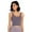 Ice Grey, variant on Vest Top for Women Sports Bras with Built in Bra,Women's Padded Sports Bra Workout Running Shirts S-XXL