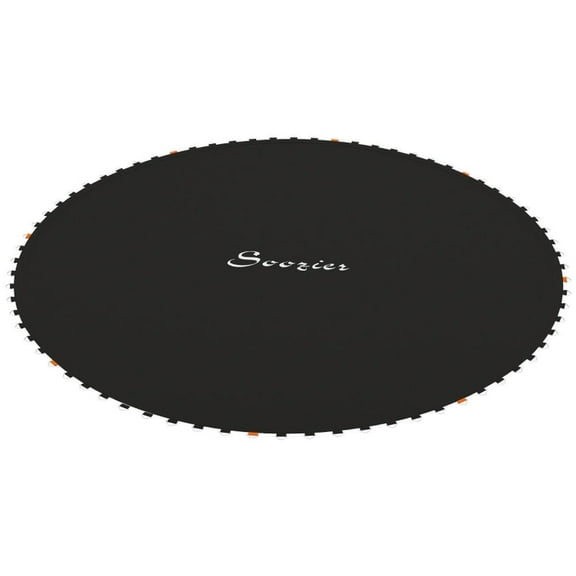 Kadyn Trampoline Replacement Mat with 72 V-Hooks and 5.5" Springs (Spring & Frame not Included), Recreational Big Trampolines Fits 12' Trampoline, Black