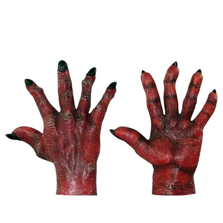 - Devil Evil Red Hands Costume Accessory