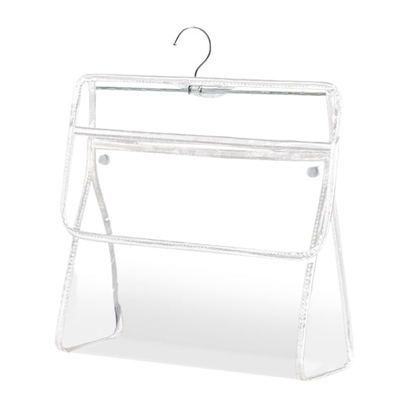 Fareti Transparent Bathroom Hanging Clothes Bag Dorm Supplies Dorm Room Essentials Waterproof Shower Storage Organizer