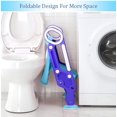 Potty Training Toilet Seat with Step Stool Ladder for Kids, Adjustable