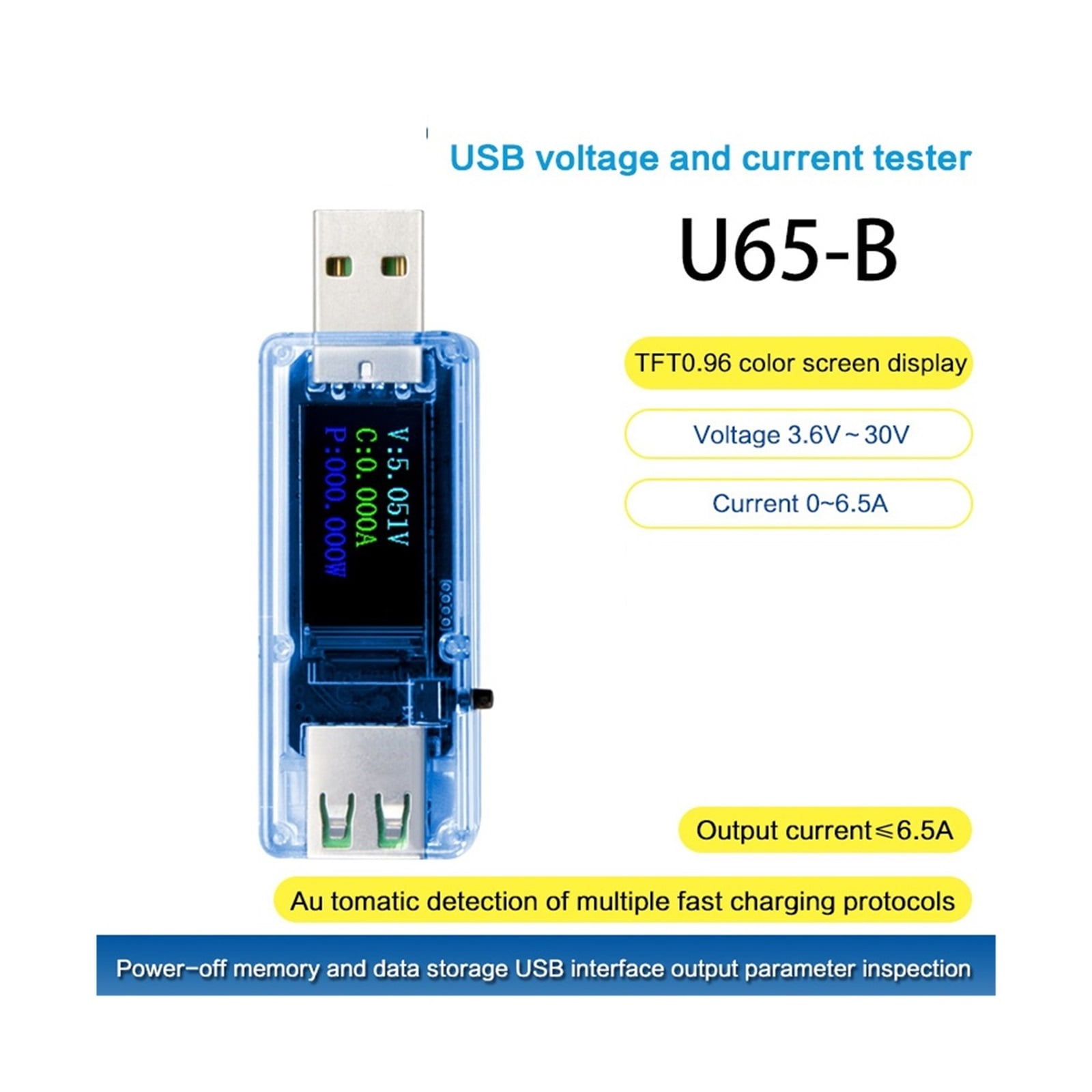 USB Tester DC Digital Voltmeter Amperimetro Voltage Current Volt Meter Ammeter Detector Power Bank Charger Indicator ,Live Data
