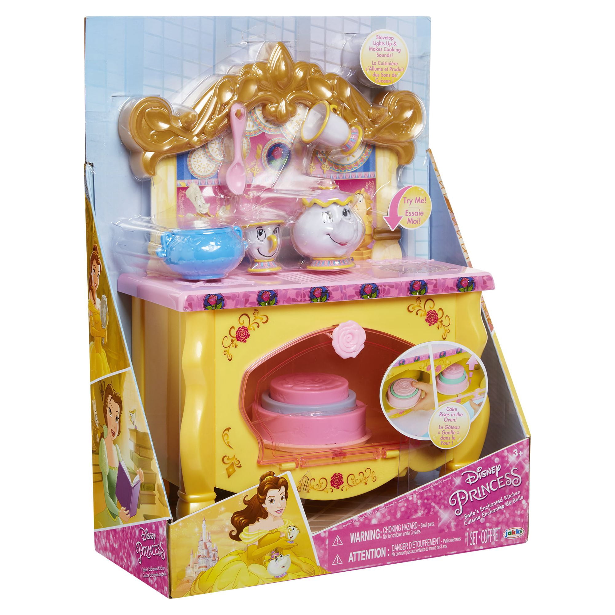 Disney Princess Belle’s Enchanted Kitchen with Lights and Sounds for Girls Ages 3 Year and up