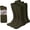 6 Pairs Green, variant on Men's Military Boot Socks – Quick-Dry Cotton Crew for Police, Fire, and Trekking/Hiking (Black - 6 Pairs, Socks Size 10-13, Fit Men's Shoe Size 10-12)