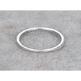 thumbnail image 4 of 0.25 ct Classy Semi Eternity Wedding Band with Real Moissanite Diamonds 925 Sterling Silver With 18k Rose Gold Plating, 4 of 4