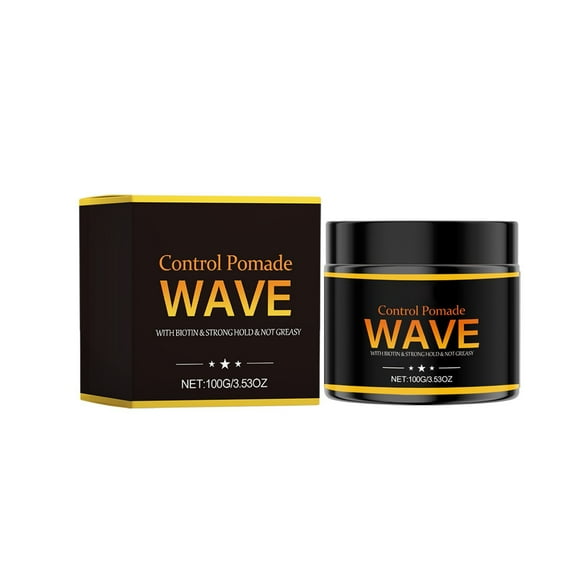 Productos para el cuidado del cabello La cera para el cabello de los hombres es conveniente para peinar el cabello y fácil de lavar. Esencia de enfermería.