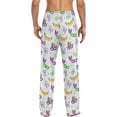 thumbnail image 2 of GZHJMY Mardi Gras Pajama Pants for Men, Lounge Pants Lightweight Men Pajama Bottoms with Drawstring Pockets, Christmas New Year Birthday Gifts, Medium, 2 of 6