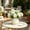 Beige, variant on Gaecuw White Small Ripple Pattern BOTANICALer, Modern Round Plastic Flower Pot with Tray for Herbs and Small BOTANICALs, Decorative Home Container