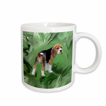 

3dRose Beagle Puppy Ceramic Mug 15-ounce