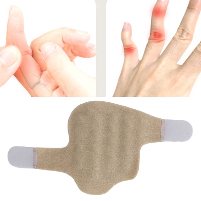 Finger Support Splint,Finger Splint Adjustable Soft Skin Friendly Support Finger Brace For Middle Index Pinky Fingers Skin Color