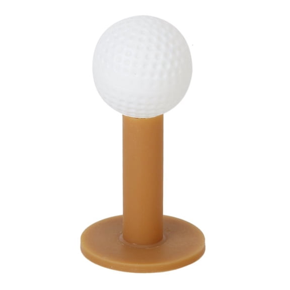 LRXIYODE 5Pcs Coffee Colored Cylindrical Rubber Golf Tees for Winter Use