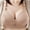 Khaki, variant on Aofany Women's Wireless Bra Push Up Full Cup Bras for Women, Comfortable Wire Free Shaping Everyday Bra with Adjustable Straps