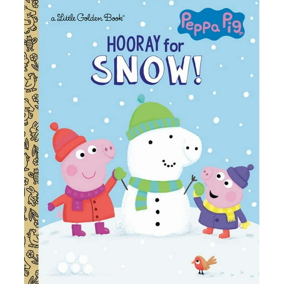 Little Golden Book Hooray for Snow! (Peppa Pig), (Hardcover)