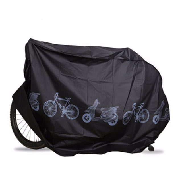 Housse de Vélo Imperméable pour Extérieur Vélo de Montagne 200x100 Noir